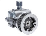 Tandem Pump - Belt Driven - HTD Pulley - 33 Tooth - Aluminum - Clear Anodized - Each thumbnail 1
