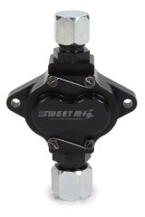 Fuel Pump - Hex Driven - 400 gph - In-Line - 10 AN Male Inlet - 8 AN Female Outlet - Aluminum - Black Anodized - Alcohol / Gas - Each thumbnail 1