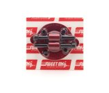 Power Steering Pump Adapter - Aluminum - Red Anodized - Sweet PTO Pump to Peterson R-4 Pump - Kit thumbnail 1