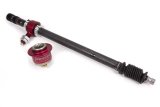 Steering Column - Adjustable - 22-32 in Length - 3/4-20 in Spline - Aluminum - Natural - Each thumbnail 1