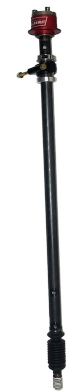 Steering Column - Adjustable - 32-42 in Length - 3/4-20 in Spline - Aluminum - Natural - Longhorn / Capital Chassis - Each thumbnail 1