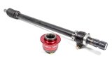 Steering Column - Adjustable - 22-32 in Length - Steering Wheel Quick Release - 3/4-20 in Spline - Steel - Natural - Each thumbnail 1