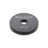 Bump Stop Cup - Single Spring - 2.000 in OD - 0.500 in Thru Hole - Aluminum - Black Anodized - Swift Bump Spring - Each thumbnail 1