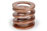 Bump Stop Spring - Flat Wire - 2.25 in Free Length - 2.3 in OD - 1000 lb/in Spring Rate - Steel - Copper Powder Coat - Each thumbnail 1