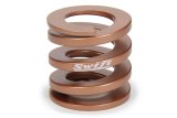 Bump Stop Spring - Flat Wire - 2.25 in Free Length - 2.3 in OD - 1200 lb/in Spring Rate - Steel - Copper Powder Coat - Each thumbnail 1