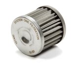 Fuel Filter Element - 30 Micron - Stainless Element - System One Pro-Street Billet In-Line Fuel Filters - Each thumbnail 1