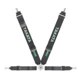 Harness - 4-Point - Race - Camlock - Pull Up Adjust - Bolt-In - Individual Harness - Black - Kit thumbnail 1