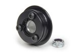 Steering Wheel Quick Release - 360 Degree Release - Aluminum - Black Anodized - 3-Bolt Steering Wheel - Quarter Midget - Kit thumbnail 1