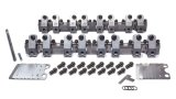 Rocker Arm - SportComp - Shaft Mount - 1.60 Ratio - 0.220 in Offset - Full Roller - Aluminum - Natural - Small Block Chevy - Kit thumbnail 1