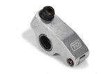 Rocker Arm - Shaft Mount - 1.60 Ratio - Full Roller - 0.080 Right Offset - On Shaft - 1.450 in Long - Aluminum - Natural - Big Block Chevy / Small Block Ford - Each thumbnail 1