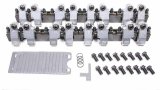 Rocker Arm - Shaft Mount - 1.60 / 1.50 Ratio - Full Roller - Aluminum - Natural - Brodix 8x / 10x / 11x / ASCS Spec - Small Block Chevy - Kit thumbnail 1