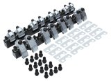 Rocker Arm - Shaft Mount - 1.65/1.60 Ratio - Full Roller - Aluminum - Natural - Brodix Track 1 Spec - Small Block Chevy - Kit thumbnail 1