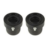 Axle Housing Seal - Outer - Bellows - 1.438 in OD - 0.813 in ID - Greaseable - Rubber / Aluminum - Black Anodized - Dana 30 / 44 - Pair thumbnail 1