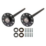 Axle Shaft - Performance Rear Axle Kit - 30.125 in Long - 28 Spline Carrier - 5 x 4.75 in Bolt Pattern - C-Clip - Chromoly - Black Oxide - GM 10-Bolt - Kit thumbnail 1