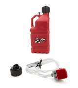 Pump and Jug Kit - 5 gal - 9.8 x 9.8 x 23 in Tall - Screw-On Vent - Square - Plastic - Red - Kit thumbnail 1