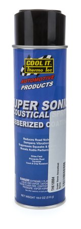 Acoustic Spray - Hi-Heat Metallic Coating - High Temperature - 18 oz Aerosol - Clear - Thermo Tec Exhaust Wrap - Each thumbnail 1