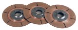 Clutch Disc - Full Circle 6-Rivet - 5.5 in Diameter - 1-5/32 in x 26 Spline - Rigid Hub - Metallic - Tilton Clutches - Set of 3 thumbnail 1