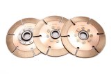 Clutch Disc - Full Circle 8-Rivet - 7.25 in Diameter - 1-5/32 in x 26 Spline - Rigid Hub - Metallic - Tilton Clutches - Set of 3 thumbnail 1