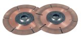 Clutch Disc - Full Circle 8-Rivet - 7.25 in Diameter - 1-5/32 in x 26 Spline - Rigid Hub - Metallic - Tilton Clutches - Pair thumbnail 1