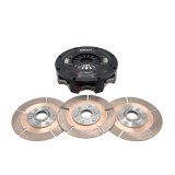 Clutch Kit - 5-1/2 Ultra - Triple Disc - 5.5 in Diameter - 1-5/32 x 26 Spline - Rigid Hub - Steel - Kit thumbnail 1