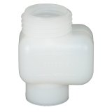 Master Cylinder Reservoir - 4.0 oz - Plastic - White - Tilton 74 / 75-Series Master Cylinders - Each thumbnail 1
