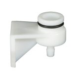 Remote Master Cylinder Reservoir Bracket - O-Ring - Plastic - White - Tilton 74 / 75-Series Master Cylinders - Each thumbnail 1