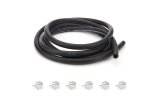 Hydraulic Hose - Master Cylinder Remote Reservoir Hose - 5/16 in ID - 96 in Long - Rubber - Gray - Clamps Included - Tilton 74/75 Series Master Cylinders - Each thumbnail 1