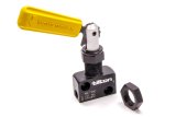 Proportioning Valve - 10 mm x 1.00 Female Inlet - 10 mm x 1.00 Female Outlet - Adjustable 100-1000 psi - Lever Type - Aluminum - Black Anodized - Each thumbnail 1