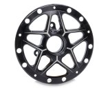 Wheel Hub - Front - Driver Side - Races Included - Aluminum - Black Anodized - Sprint Car - Each thumbnail 1