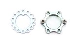 Spindle Nut - Keyed Washer / Screws Included - Steel - Cadmium / Zinc Oxide - 10 Degree Front Spindle - Sprint Car - Kit thumbnail 1