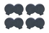 Injection Wash Plug - 2.625 in Stack Diameter - Plastic - Black - Kinsler Dragonclaw - Set of 4 thumbnail 1