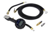 Tire Pressure Gauge - 0-100 psi - Digital - 2-1/4 in Diameter - Black Face - Ball Chuck / Tire Chuck - Kit thumbnail 1