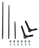 Throttle Linkage - Bell Crank / Hardware / Linkage / Rod Ends - Aluminum - Black Anodized - Sprint Car - Kit thumbnail 1