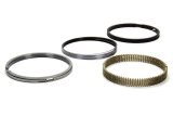 Piston Rings - Classic Steel Advanced Profiling - 4.125 in Bore - File Fit - 1.5 x 1.5 x 3.0 in Thick - Standard Tension - Steel - Natural - 8-Cylinder - Kit thumbnail 1