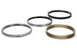 Piston Rings - Classic Steel Advanced Profiling - 4.165 in Bore - File Fit - 0.043 in x 0.043 in x 3.0 mm Thick - Standard Tension - Steel - Chromium Nitride - 8-Cylinder - Kit thumbnail 1