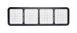 Nose Screen - 1/4 in Screen Spacing - Aluminum - Black Paint - Each thumbnail 1