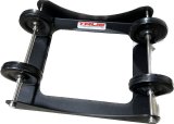 Tire Roller - Adjustable - 7 in to 15 in Tires - Aluminum - Black Powder Coat - Each thumbnail 1