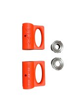 Steering Rack Lock Kit - 9/16 in ID - Clamp-On - Shaft Collars Included - 2.5 in Long - Plastic - Orange - Sweet Manufacturing Steering Racks - Kit thumbnail 1