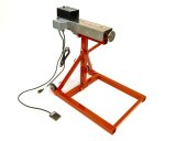Tire Prep Stand - Electric - 110V - High Torque - Cart / Motor / Wheels - Red Powder Coat - Kit thumbnail 1