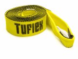 Tow Strap - 3 in Wide - 20 ft Long - 22500 lb Capacity - Nylon - Yellow - Each thumbnail 1
