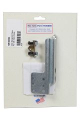 Shifter Cable Bracket - Pan Mounted - Cable Clamp Included - Steel - Zinc Oxide - Turbo Action Cheetah SCS Shifter - Powerglide / TH350 / TH400 - Each thumbnail 1