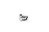 Quick Turn Fastener - Oval Head - Slotted - 7/16 x 0.550 in Body - Aluminum - Natural - Each thumbnail 1