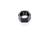 Bulkhead Fitting Nut - 3 AN - Aluminum - Black Anodized - Each thumbnail 1