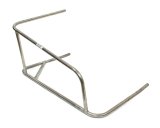 Nerf Bar - Passenger Side - 3 Point - 7/8 in Tube - Stainless - Natural - Triple X Midget - Each thumbnail 1