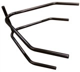 Bumper - Post - Rear - 1 in OD Tube - Chromoly - Black Powder Coat - Triple X Sprint Car - Each thumbnail 1