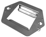Tachometer Bracket - Plate Type - Aluminum - Natural - Tel Tac - Sprint Car - Each thumbnail 1