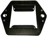 Tachometer Bracket - Plate Type - Carbon Fiber - Tel Tac - Sprint Car - Each thumbnail 1