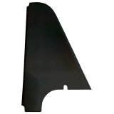 Arm Guard - Driver Side - Wedge Style - 2 in Taller - Flat - Fiberglass - Black - Triple X Sprint Car - Each thumbnail 1