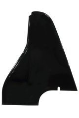 Arm Guard - Driver Side - Wedge Style - 2 in Taller - Flat - Fiberglass - Black - 2019 Safety Bar - Triple X Sprint Car - Each thumbnail 1