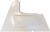 Arm Guard - Passenger Side - Wedge - 2 in Taller - Fiberglass - White - Triple X Sprint Car - Each thumbnail 1
